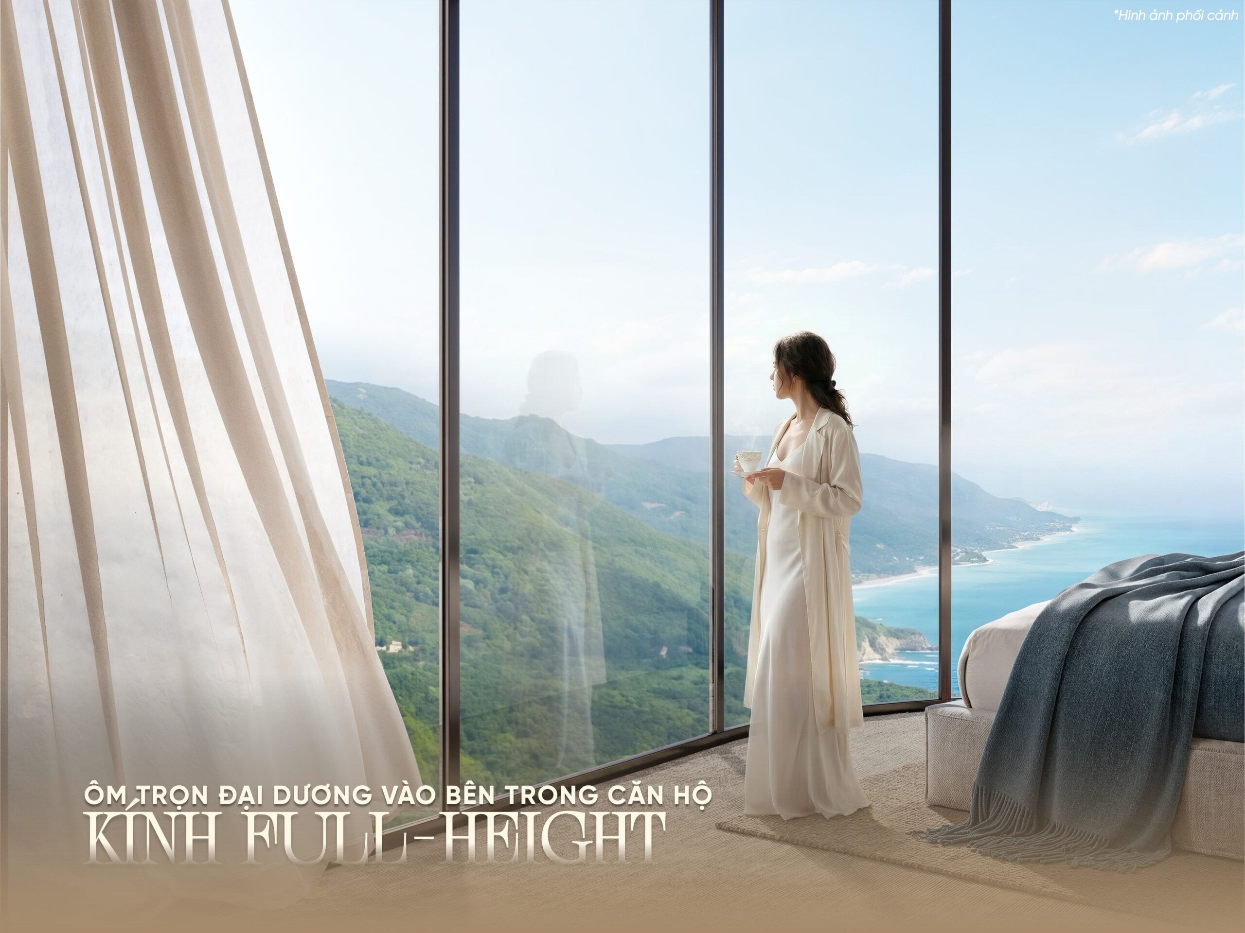 Tầm nhìn núi – biển tại Vega Alora Nha Trang